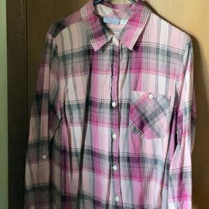 Woman’s plaid shirt
